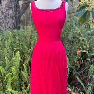 Vintage Pink wiggle dress